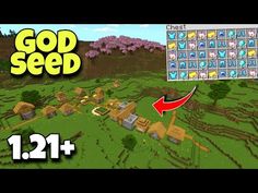 an image of a farm with the words god seed on it and a red arrow pointing to