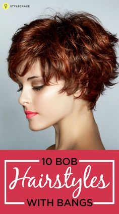 Bob haircut with undercut and fringe - Short bob hairstyles Bangs Diy, Short Messy Haircuts, Bob Haircuts With Bangs, Messy Haircut, Girl Mullet, Layered Bob Haircuts, Short Homecoming Hair