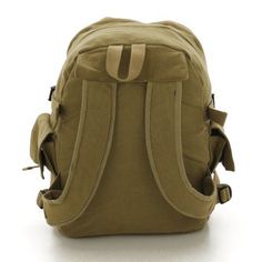 Rothco Vintage Canvas Backpack Practical Khaki Standard Backpack, Casual Beige Cotton Backpack, Cotton Canvas Bag In Khaki For School, Canvas Backpack With Pockets For Daily Use, Khaki Cotton Canvas Bag For School, Casual Canvas Bag With Pockets For Outdoor Activities, Beige Outdoor Backpack With Pockets, Practical Canvas Backpack With Pockets, Casual Backpack With Multiple Pockets