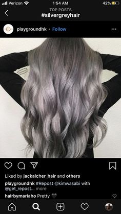 Great Haircuts, Silver Grey Hair, Tone Hair, Grey Hair, Hair Inspiration Color, Silver Hair, Dark Hair, Hair Inspo, Hair And Nails