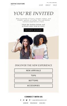 the new website for boutiques is shown in this screenshote image, which shows two