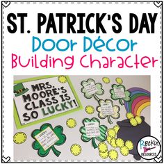 st patrick's day door decor for building character