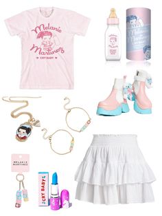 Cry baby look ~ Style ~ Melanie Martinez Melanie Martinez Merch Outfit, Melanie Martinez Cry Baby Outfit Ideas, Melanie Martinez Themed Outfits, Melanie Martinez Trilogy Tour Outfits, Melody Martinez, Melanie Martinez Outfit, Cry Baby Melanie Martinez