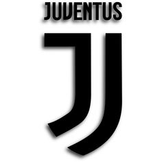 the logo for the soccer team juventus, which is black with white letters