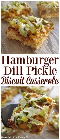 the recipe for hamburger dill pickle biscuit casserole