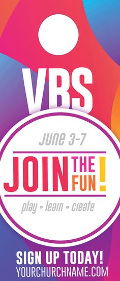 an event poster for the vrs join the fun