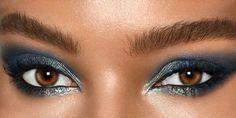 Hooded Eye Makeup, Green Eyeshadow, Blue Eyeshadow, Hooded Eyes, Matte Metallic, Blue Eye Makeup, Makeup Goals, Makeup For Brown Eyes, Cool Tones