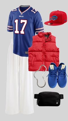 #bills #buffalo #buffalobills #josh #joshallen #nfl #football #outfit #ootd #gameday #gamedayfit #gamedayoutfit #jersey Cute Buffalo Bills Outfits, Buffalo Bills Game Day Outfit, Dallas Cowboys Outfits, Buffalo Bills Game, Football Outfit, Football Jersey Outfit, Buffalo Bills Football, Bills Football