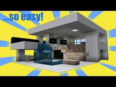 an image of a living room in minecraft with the words so easy on it