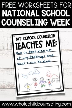 a free worksheet for national school counseling week