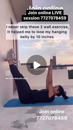 Deepti dhakar on Instagram: "Practice this 2 wall exercise move to target your upper belly, arms and legs together.

Follow me for amazing and beginner friendly workouts.

Beginner 10count 3 sets
Advance 40 count 5 sets

#core #coreworkout #absworkout #abs #absday #corestrength #strong #legs #bellyfat #momlife #momfit #fitmom #getfit #momblogger #womenfashion #legsworkout #legsday #womeninbusiness #weightloss #workoutroutine #viral #1 #weightloss #womensupportingwomen" Wall Workout, Workout Moves, Legs Workout, Core Strength, Mom Blogger, Legs Day, Fit Mom, Women Supporting Women, Core Workout