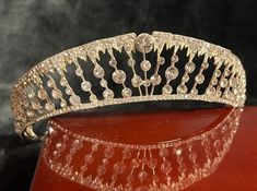 Crystal tiara replica ideal for any bride to be . Set in alloy metal with silver plating and crystals. Russian Tiara, Royal Accessories, Ethereal Jewelry, Crystal Wedding Tiaras, Crystal Tiara, Bride Tiara, Expensive Jewelry Luxury