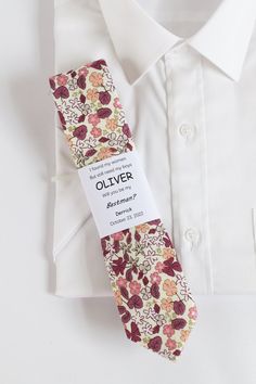 Chianti Floral Skinny Ties Floral Bow Tie Chianti David | Etsy Multicolor Floral Print Wedding Ties, Floral Tie Wedding, David Bridal, Mens Wedding Ties, Groomsmen Tie, Gift For Groomsmen, White Veil, Maroon Wedding, Prom Inspo