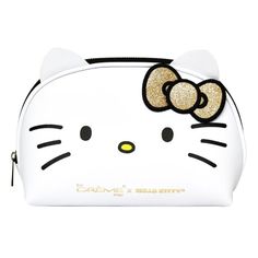 The Iconic Travel Pouch Made For All Sanrio And Hello Kitty Lovers. Safely Store Your Everyday Essentials With This Supercute, Faux Leather Makeup Pouch! Benefits Zipper Closure Easy To Clean Limited Edition Good To Know This Product Is: Cruelty-Free, Vegan, Paraben-Free, Sulfate-Free, & Limited Edition. Leather Makeup Pouch, Hello Kitty Holiday, Hello Kitty Makeup Bag, Stationary Bag, Hello Kitty Makeup, Hello Kitty Bag, Space Wallpaper, Hello Kitty Nails, Wallpaper Ipad