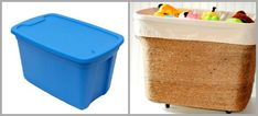 there are three different types of storage containers