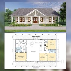 the floor plan for this house is shown