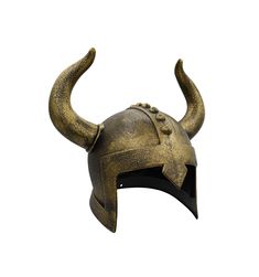 Child Medieval Viking Warrior Helmet Horns Hat Samurai Horned Barbarian Costume Nicky Bigs Novelties bronze colored plastic barbarian helmet with horns. Show off the warrior in you with this gold deluxe viking horned barbarian helmet. This realistic appearing ancient warrior viking helmet with horns can be used for many fun occasions including Halloween, sporting events, birthdays, dress up, tailgating, at home play, cosplay, Larping, and theatrical events. Sized approximately 62 cm or 24 inches Kids Viking Costume, Birthdays Dress, Helmet With Horns, Barbarian Costume, Barbarian Warrior, Gladiator Helmet, Ancient Warrior, Viking Hat, Warrior Helmet