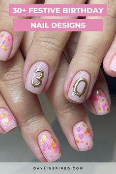 Are you ready to celebrate your special day in style? Look no further, because we’ve got you covered with our handpicked selection of 30+ festive birthday nail designs. From vibrant and playful designs to elegant and sophisticated styles, we’ve curated a collection that caters to every taste and personality. Whether you’re a fan of sparkling glitter, adorable motifs, or timeless classics, these nail designs will make your birthday even more memorable. First Birthday Nails For Mom, Balloon Nail Design, 40th Birthday Nail Ideas, 30th Birthday Nails Design, Party Nails Birthday, Birthday Nail Art Designs, 30th Birthday Nails, Fun Birthday Nails