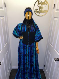 Bohemian Style Long Agbada In Free Size, Fitted Long Bohemian Thobe, Traditional Oversized Kaftan For Festivals, Bohemian Fitted Long Thobe, Batik Print Maxi Length Kaftan, Ankara Kaftan Styles For Women, Bubu With Ankara, Floor-length Free Size Festival Kaftan, Ankara Kaftan Styles