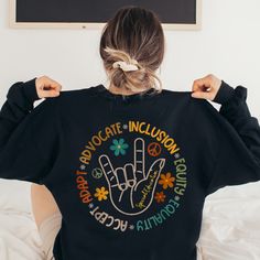 Retro Special Education Shirt, Inclusion Shirt, Teacher Shirts Sped, Teacher Sweatshirt, Sped Shirt, Your Words Matter Shirt, Neurodiversity 🌟Welcome to CardaCreationsCo🌟 🌻CARDACREATIONSCO🌻 Thanks for choosing to shop with us! We hope you love our items as much as we do. If you don't see what you are looking for please send us a message! Check out our Etsy shop link below for more great finds! https://www.etsy.com/shop/CardaCreationsCo Garment Types & Features 💞Comfort Colors 1717 Oversized Your Words Matter, Education Shirts, Teacher Sweatshirt, Sped Teacher, Words Matter, Madison Wi, Oversized Tee, Teacher Shirts, Special Education