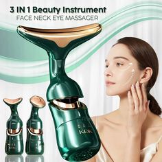 Face Lifting Beauty Device, All-round Face Massager, Neck Facial Eye Lifting Microcurrent,Skin Rejuvenation, Anti Wrinkle, Skin CareFeature:Use it for 5-10 minutes every morning and eveningWhen using this product, it can be together with some essence, face cream, neck cream, and the effect is better.Keep using it for a Eye Massage, Lifting Facial, Face Massager, Face Lifting, Facial Muscles, Anti Aging Beauty, Healthy Routine, Anti Aging Face