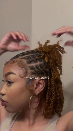 Mid Locs Hairstyles, Two Strand Starter Locs Styles, Short Retwist Styles, Loc Upstyles For Women, First Retwist Starter Locs Style, Back To School Loc Styles, 4c Loc Styles, Starter Locs Styles Women, Loc Two Strand Twist Styles For Women