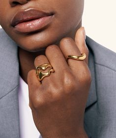 Basic Gold Ring, Gold Everyday Rings, Hey Harper, Xmas Wishlist, Small Clouds, Floral Camo, Dainty Rings, Rings Metal, Ring Trends