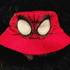 Childrens Spiderman Bucket Hat From Downtown Disney New With Tags! Children's Size: One Size Fits All Open To Offers!! Red Themed Adjustable Costume Accessories, Fun Red Adjustable Bucket Hat, Red Adjustable Themed Hat, Playful Adjustable Red Hat, Red Themed Cap Hat, Themed Red Hat One Size Fits Most, Themed Red Cap, Fun Red Hat, One Size Fits Most, Fun Red Hat One Size Fits Most