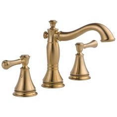 an antique style faucet with two handles