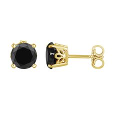 "HERE IS BEAUTIFUL BLACK DIAMONDS HANDMADE STUD EARRINGS 14 KARAT YELLOW GOLD AVAILABLE WHITE OR ROSE GOLD TOO ASK ME PLEASE ALL SIDE HANDMADE GALLERY DESIGN CENTER SHAPE- ROUND CUT- VERY GOOD CLARITY- AAA COLOR- BLACK CARAT- 2.16ct TOTAL MEASUREMENT- 6.30mm TOTAL 2.16 CARAT VERY DEEP BLACK COLOR & CLEAN DIAMONDS RETAIL PRICE IS OVER $4600.00 COMES WITH $3050.00 APPRAISAL !! DREAM IT I\"LL MAKE IT SPECIAL ORDER WELCOME PLEASE VISIT MY ETSY SHOP JEWELRYBYGARO.ETSY.COM HANDCRAFTED IN THE USA T Black Diamond Stud Earrings, Natural Blue Diamond, Gold Gallery, Black Diamond Earrings Studs, Black Diamond Studs, Gallery Design, Diamond Stud Earrings, Design Center, Diamond Stud