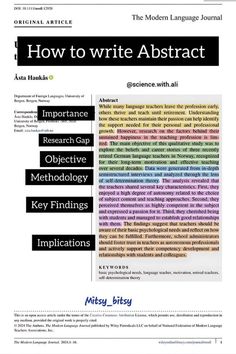 How To Write An Abstract, Abstract Writing Examples, Scientific Writing Tips, Graduate School Study Tips, Dissertation Writing Tips, Phd Daily Schedule, Research Motivation, Research Paper Hacks, Thesis Hacks