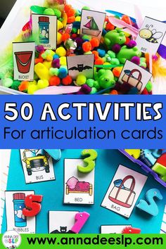 the top ten activities for children to do with their letters and numbers