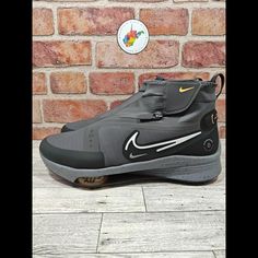 Nike Air Zoom Infinity Tour 2 Next% Shield Golf Fd6854-001 Men's Size 11.5 Wide Brand New, No Box, Smoke Free Elevate Your Game With The Nike Air Zoom Infinity Tour 2 Next% Shield Golf Fd6854-001. These Athletic Sneakers Are Designed For Comfort, Performance, And Style On The Golf Course. With A Mid-Top Shoe Shaft Style And Wide Shoe Width, These Sneakers Provide A Secure Fit And Maximum Mobility. The Synthetic Upper Material And Plastic Cleat Type Make These Sneakers Waterproof And Water-Resist Leather Slip-on Basketball Shoes, Nike High-top Outdoor Basketball Shoes, Nike Basketball Shoes With Air Max Cushioning For Outdoor, Nike Outdoor Basketball Shoes With Air Max Cushioning, Nike High-top Running Sneakers With Round Toe, Functional Slip-on High-top Sneakers For Sports, Outdoor Dynamic Round Toe Basketball Shoes, Nike Mid-top Training Running Shoes, Nike Slip-on Basketball Shoes