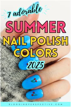 Try these summer nail colors for your next manicure! Featuring fresh summer nail colors 2025 and bold 2025 nail colors, this collection is perfect for any summer look. Discover summer nail color ideas 2025 and stylish summer nails colors. Check out the blog for all the nail colors for summer!