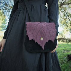 "🍃 🍂" Witch Bag Diy, Cottage Core Outfit Ideas, Witch Bag, Cottage Core Outfit, Unique Outfit Ideas, Cottagecore Gifts