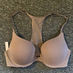 Mauve Color With Sheer Racer Back And Front Clasp. Never Worn! Micro-elastic Push-up Bra In Specific Color, Contoured Push-up Bra With Adjustable Straps, Stretch Nylon Push-up Bra, Front Clasp Bra, Victoria's Secret Push-up Bra With Adjustable Straps, Victoria's Secret Partially Lined Push-up Bra, Mauve Color, Push Up Bra, Push Up