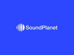 the soundplanet logo on a blue background