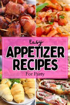 easy appetizer recipes for party