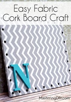 an image of a craft project with the letter n on it's front cover