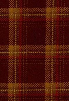 a red and yellow plaid fabric