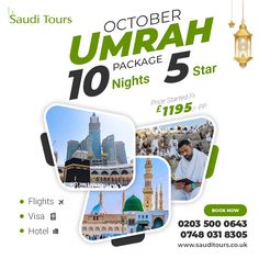 5-Star October Umrah Package Hotel Poster Design, Poster Package, Hotel Poster, Happy Independence Day Images, Independence Day Images, Travel Poster Design