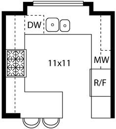 the floor plan for an apartment