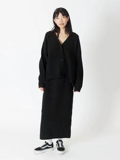 The ASHER ECO OVERSIZED CARDIGAN in BLACK is the ultimate button-front sweater for those who want to embrace a classic look this fall. Its relaxed fit adds an effortless and casual vibe to your wardrobe, while still remaining cool and stylish. Details Long sleeve V neck Drop shoulder Front button closure Ribbed trim on cuffs and neckline Fit | Fabric Relaxed fit - choose regular size for a relaxed flowy fit or size down for a more fitted look 50% Recycled Polyester, 24% Acrylic, 165 Nylon, 8% Wool & 2% Spandex Hand wash cold, lay flat to dry Capri Set, Crafts From Recycled Materials, Bamboo Pajamas, Cardigan Black, Plus Size Shopping, Loungewear Sets, Oversized Cardigan, Shirt Accessories, Black Cardigan