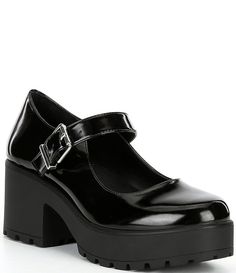 GB This-Love Patent Lugged Platform Mary Janes | Dillard's Shoes Reference, Classic Wardrobe Staples, Platform Mary Janes, Shoe Obsession, Platform Pumps, Dillard's, Platform Heels, Perfect Outfit, Mary Janes