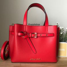 100% Authentic Mk Emilia Small Satchel Leather Dark Sangria And Gold Hardware **Brand New With Tags** Approximate Measurements: 10.5”L X 7.5"H X 4.5” D (Small) Handles With 4.5” Dropped Red Satchel With Branded Hardware For Shopping, Michael Kors Red Shoulder Bag With Detachable Strap, Red Michael Kors Shoulder Bag With Detachable Strap, Michael Kors Red Top Handle Shoulder Bag, Red Michael Kors Shoulder Bag With Top Handle, Michael Kors Red Bag With Handles, Red Michael Kors Bag With Handles, Michael Kors Red Shoulder Bag For Shopping, Red Michael Kors Shoulder Bag For Shopping