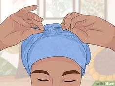 How to Wrap Your Hair in a Scarf for Bed: 3 Easy Ways Overnight Protective Hairstyles, Protective Hairstyles For Bed, How To Wrap Curly Hair At Night, Silk Scarf Hair Wrap Sleep, How To Sleep With Long Hair, Bed Hairstyles Overnight Hair, How To Do A Hair Wrap, How To Tie Head Scarf, Silk Bandana Hairstyles