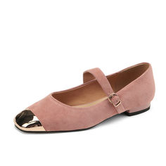 Our pink mary jane shoes are the perfect way to add a pop of color to any outfit. Made from soft suede. they feature a gold cap toe for a touch of luxury. The flat design makes them incredibly comfortable to wear. and they can be dressed up or down depending on the occasion. Whether you're looking for shoes to wear to work or something more relaxed for the weekend. these pink mary jane shoes are a great choice. Upper: Suede Lining: Leather Outsole: TPR Toe: Cap Toe Closure: Buckle Strap Color: P Pink Suede Flats, Pink Mary Jane Shoes, Gold Cap, Gold Caps, Jane Shoes, Wear To Work, Mary Jane Shoes, Flat Design, Soft Suede