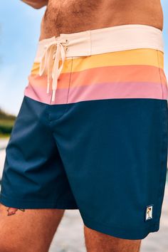 Good thing we've got the perfect destination-approved swim trunks. Swim Trunks, Swimming, Clothes Design, Clothes