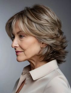 Short Hair Color, Short Hair Haircuts, Medium Hair Cuts, Stylish Hair, Hair Today, Layered Haircuts