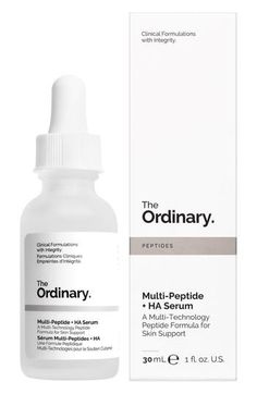 What it is: A universal formula that combines a comprehensive array of technology to improve skin's smoothness and target multiple signs of aging at once.What it does: By utilizing four well-studied peptide technologies, skin-friendly amino acids and multiple hyaluronic acid complexes, it helps to significantly improve the appearance of crow's feet, as well as improving the feel of skin elasticity and firmness. This formula contains SYN™-AKE, Matrixyl™ synthe'6™, Matrixyl™ 3000, ARGIRELOX™ pepti The Ordinary Pigmentation, The Ordinary Regimen, The Ordinary Argireline, The Ordinary Salicylic Acid, Make Up Primer, The Ordinary Hyaluronic Acid, The Ordinary Skincare, Peptide Serum, Pca Skin